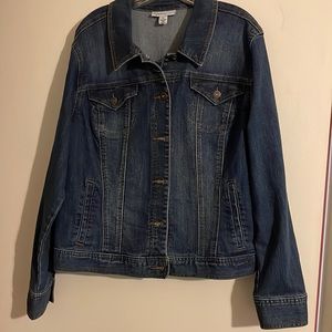 Womens blue Jean jacket xl